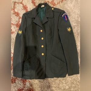 Vintage Women’s Wool Military Blazer